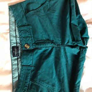 TEAL AEO MIDI SHORTS
